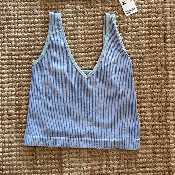 Red and Blue Ribbed Tank Tops - Picture 2 of 7